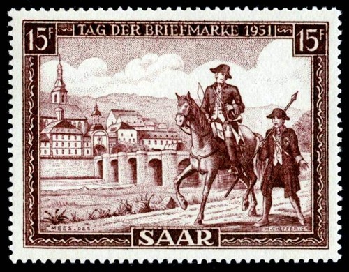 Saarland 1951 tag der - saarland, 1951: