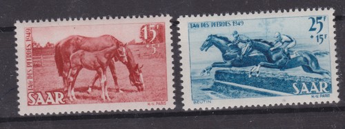 Saarland 265 6 postfrisch - saarland, 265-6