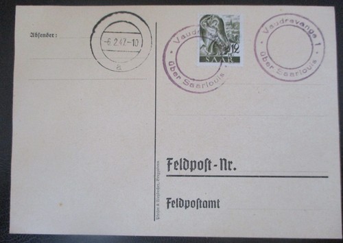 W43 saarland 1947 - w43,