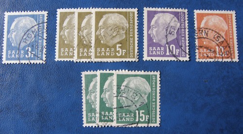 Saarland 1957 heuss - 1957---heuss, ii