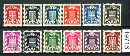Saarland dienstmarken - saarland,