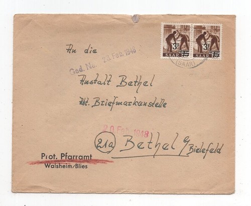 Saarland brief mef 230 - mef, mi