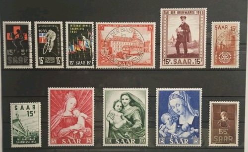 Saarland briefmarken - saarland,
