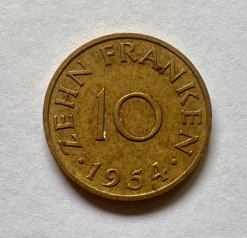 Franken 1954 saarland - 10,