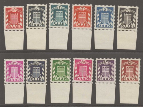 Saarland 1949 dienst 33 - saarland,