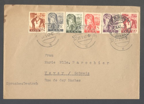 Saarland schweiz 1947 - -schweiz,