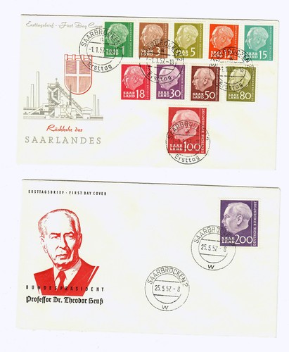 Saarland minr 380 399 - minr., 4x