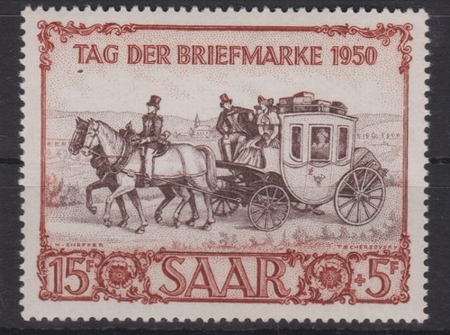 Saarland 291 postfrisch - saarland,