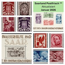 Saarland Briefmarken