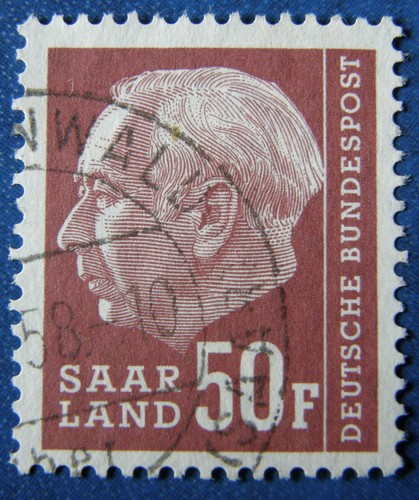 Saarland 1957 heuss - 1957---heuss, ii
