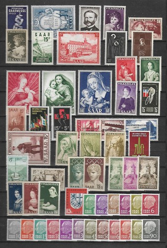 Saarland sammlung 1953 1959 - saarland,