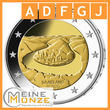 2 Euro 2025 Münze SAARLAND -
