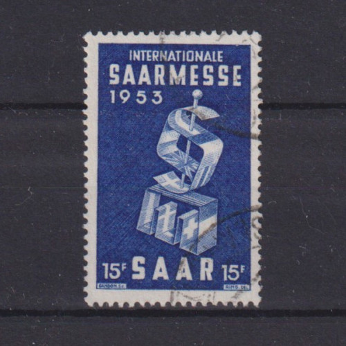 Saarland 1953 341 - 1953, mi.-nr.