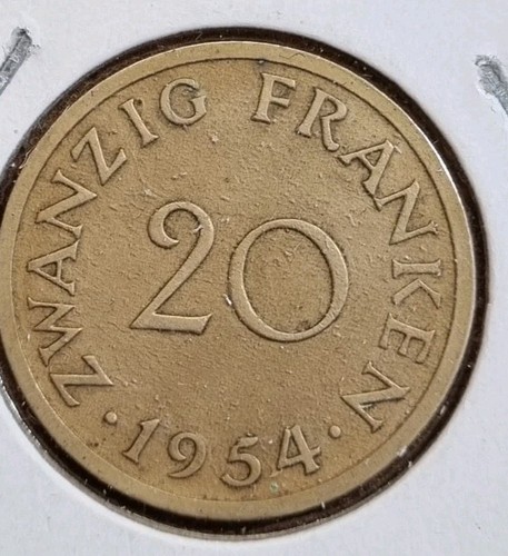 Deutschland franken 1954 - 20,