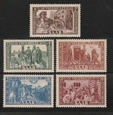 Saarland 1950 Volkshilfe Nr