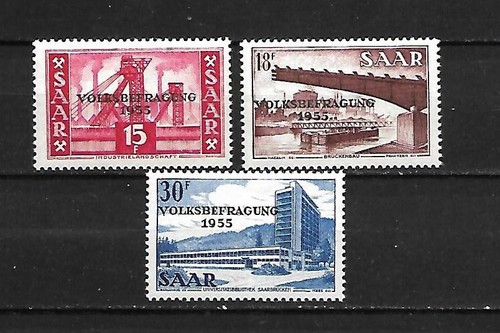 Saarland 1955 362 - saarland, 1955,