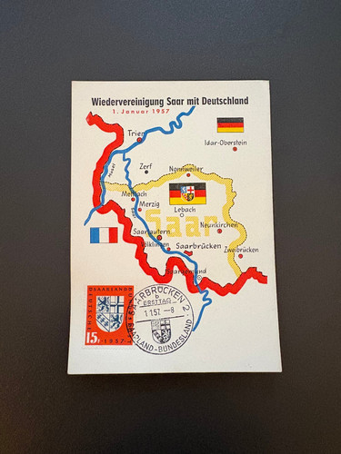 Saarland sonderkarte - saarland,