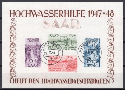 Saarland 1948 block 1 - block,