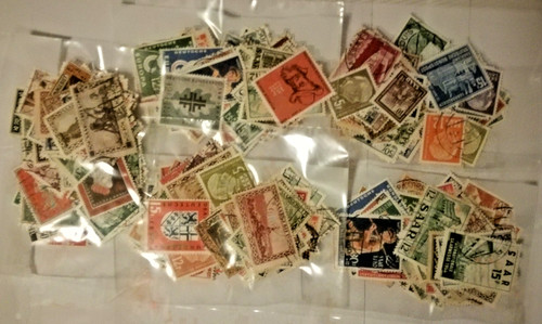 Lot mit 100 stück briefmarken - lot,