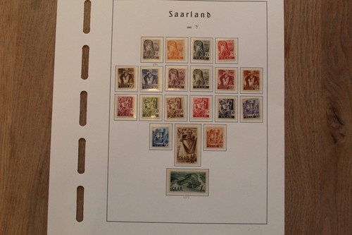 Saarland sammlung 1947 1959 - sammlung,