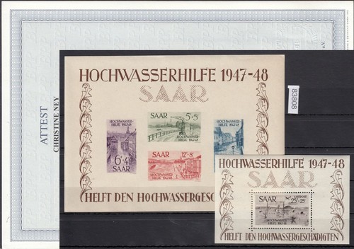 Saarland 1948 block - saarland,