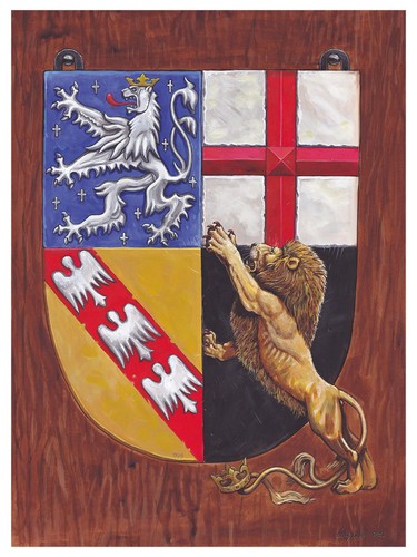 Das stilisierte wappen - stilisierte,