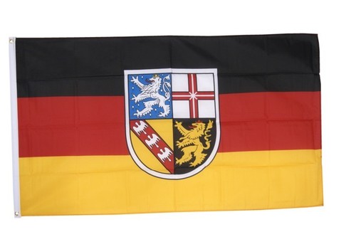 Fahne deutschland saarland - fahne,