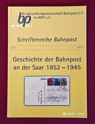 Buch bahnpost der saar - buch, an