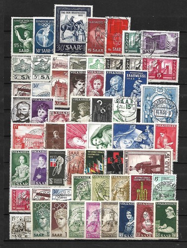 Saarland sammlung 1952 1959 - -,