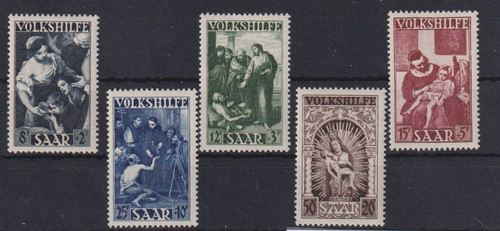 Saarland 1949 267 271 - saarland,