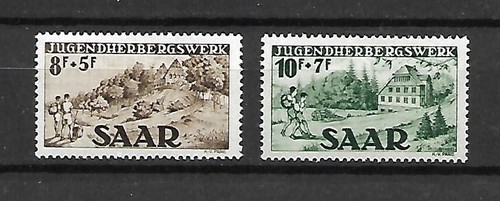 Saarland 1949 262 263 - saarland, 262-263