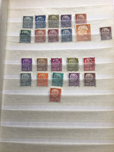 Briefmarken dauerserie heuss - dauerserie,