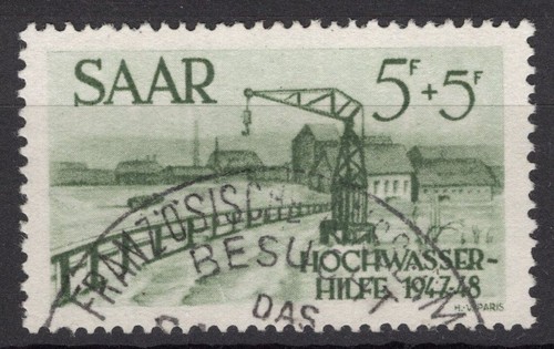 Saarland 255 gestempelt mi - saarland, gestempelt,