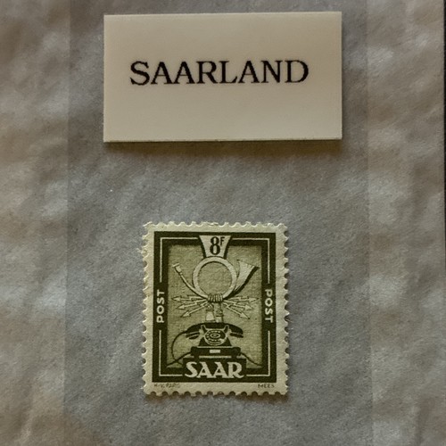 Saarland briefmarke motiv - 8,