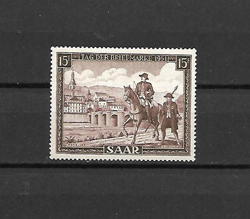 Saarland 1951 305 tag der - saarland,