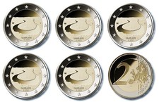5 x 2 Euro Saarland