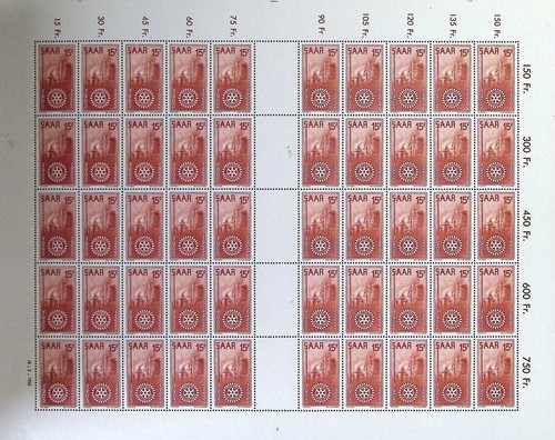 Saarland 358 postfrisch kpl