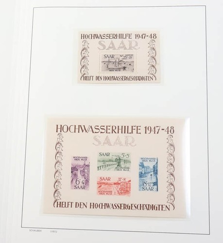 Saarland 1947 bis - , 1956