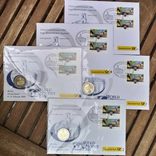 2009 kpl numisbriefe adfgj - 5,