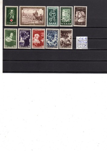 Saarland 1951 kpl postfrisch - saarland,