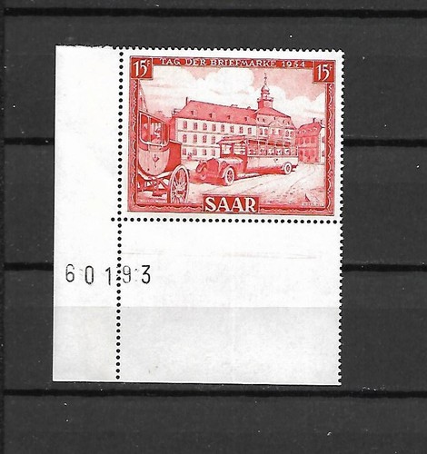 Saarland 1954 349 tag der - saarland,