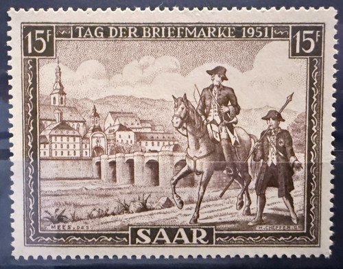 Saarland 1951 305 - mi.-nr.,