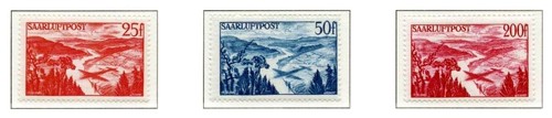 Saarland 1948 flugpost - saarland, minr