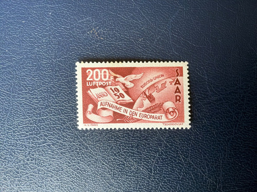 Saarland 1950 europarat - saarland, „europarat“